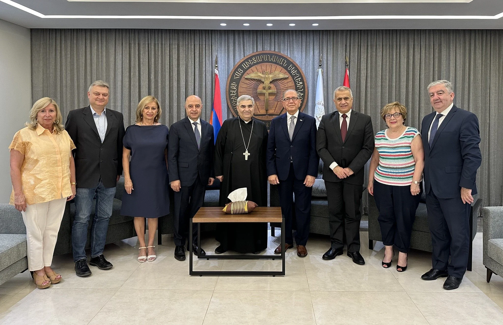 Honorary Reception for CEO of Armenian Missionary Association of America Mr. Zaven Khanjian