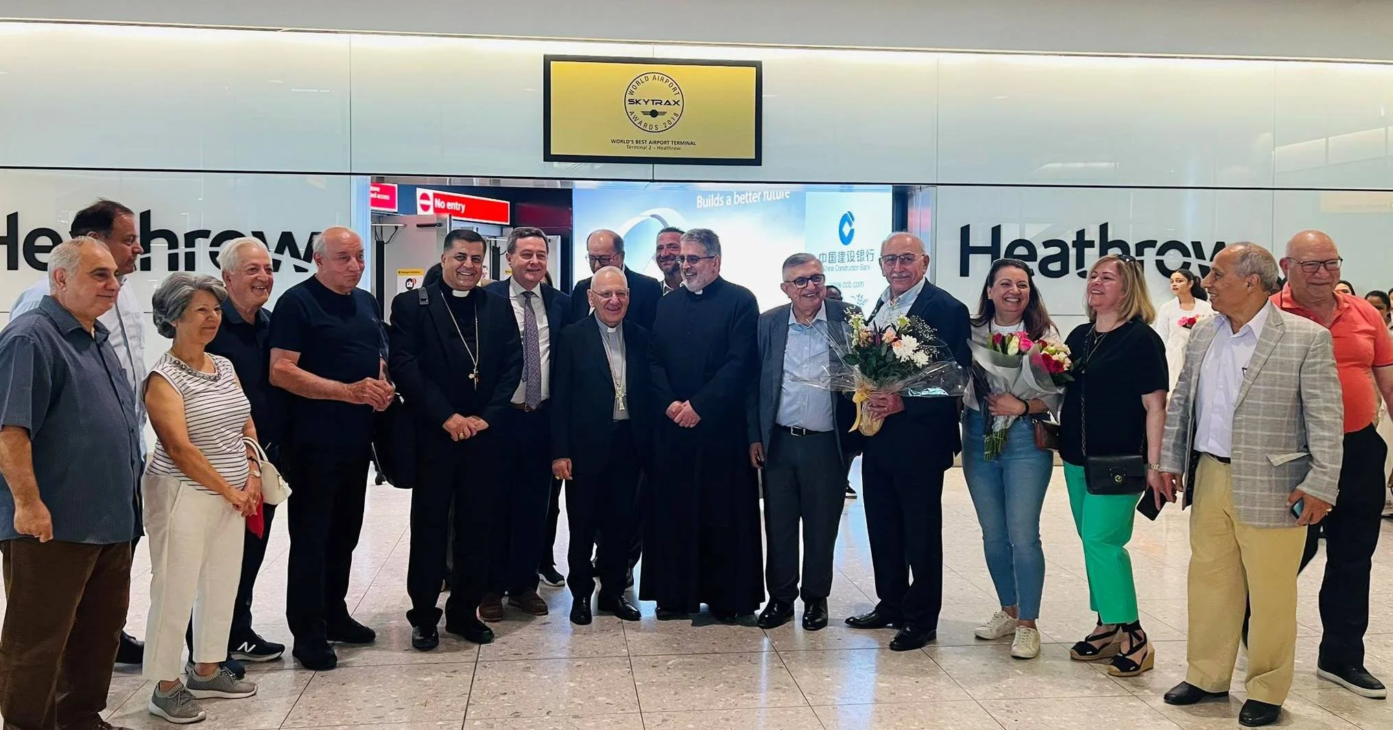 غبطة البطريرك الكاردينال لويس روفائيل ساكو يصل إلى العاصمة البريطانيّة لندن