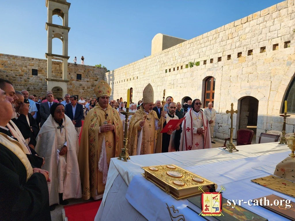 غبطة البطريرك مار اغناطيوس يوسف الثالث يونان يحتفل بقدّاس عيد مار أفرام وافتتاح دير مار أفرام التاريخي الّذي ترمّم بعد أكثر من ١٦٠ سنة، الشبانية - المتن، جبل لبنان