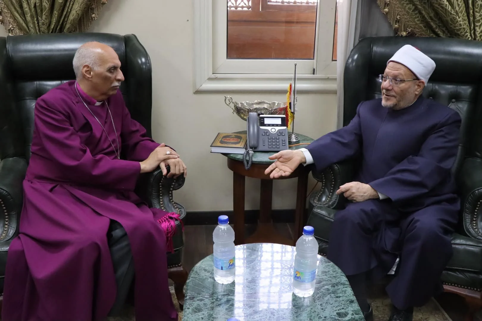 رئيس أساقفة الكنيسة الأسقفيّة الدكتور سامي فوزي فى زيارته إلى فضيلة الدكتور شوقى علام مفتي الديار المصريّة: نتابع عن كثب مجهوداتكم في كسر حاجز التفرقة