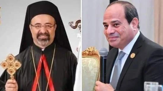 غبطة البطريرك الأنبا إبراهيم إسحق يهنّئ السيّد رئيس الجمهوريّة المصريّة عبد الفتاح السيسي وقيادات الدولة بعيد الأضحى