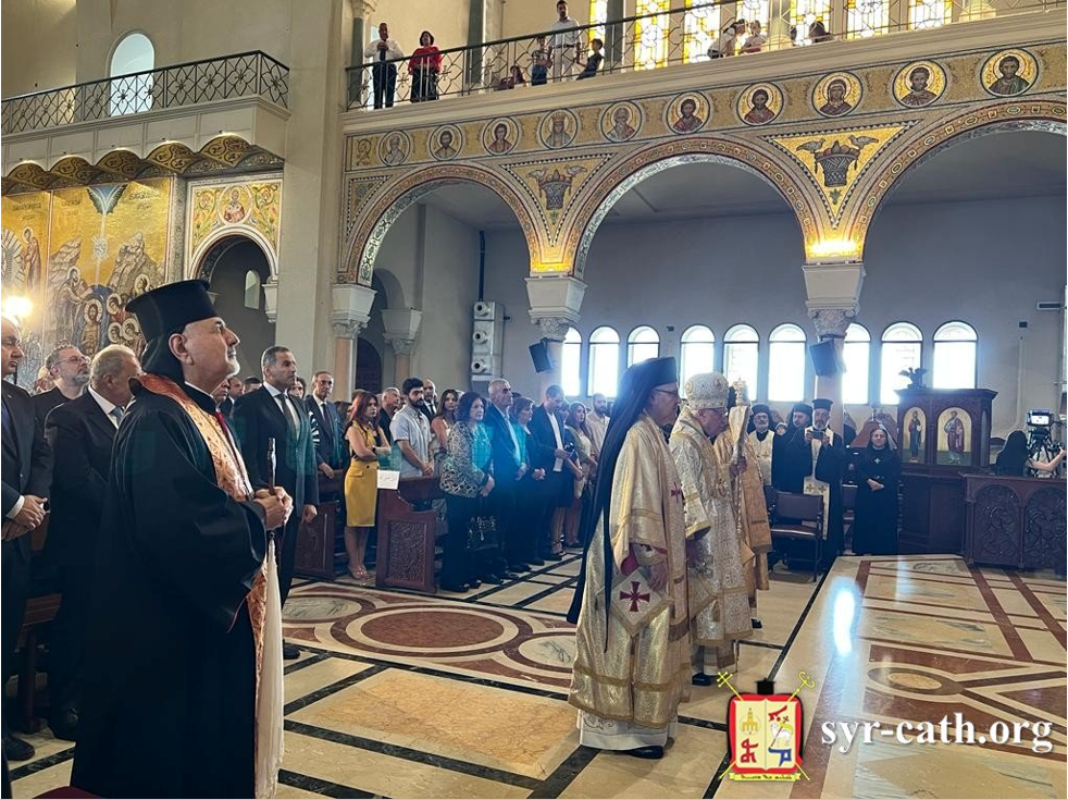 غبطة البطريرك مار اغناطيوس يوسف الثالث يونان يشارك في قدّاس اليوبيل الكهنوتي الذهبي لغبطة البطريرك يوسف العبسيّ