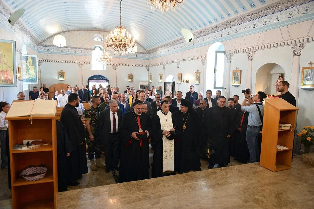 زيارة غبطة البطريرك الكاردينال مار بشارة بطرس الرّاعي إلى كنيسة سيّدة الغسالة - القبيات، لبنان