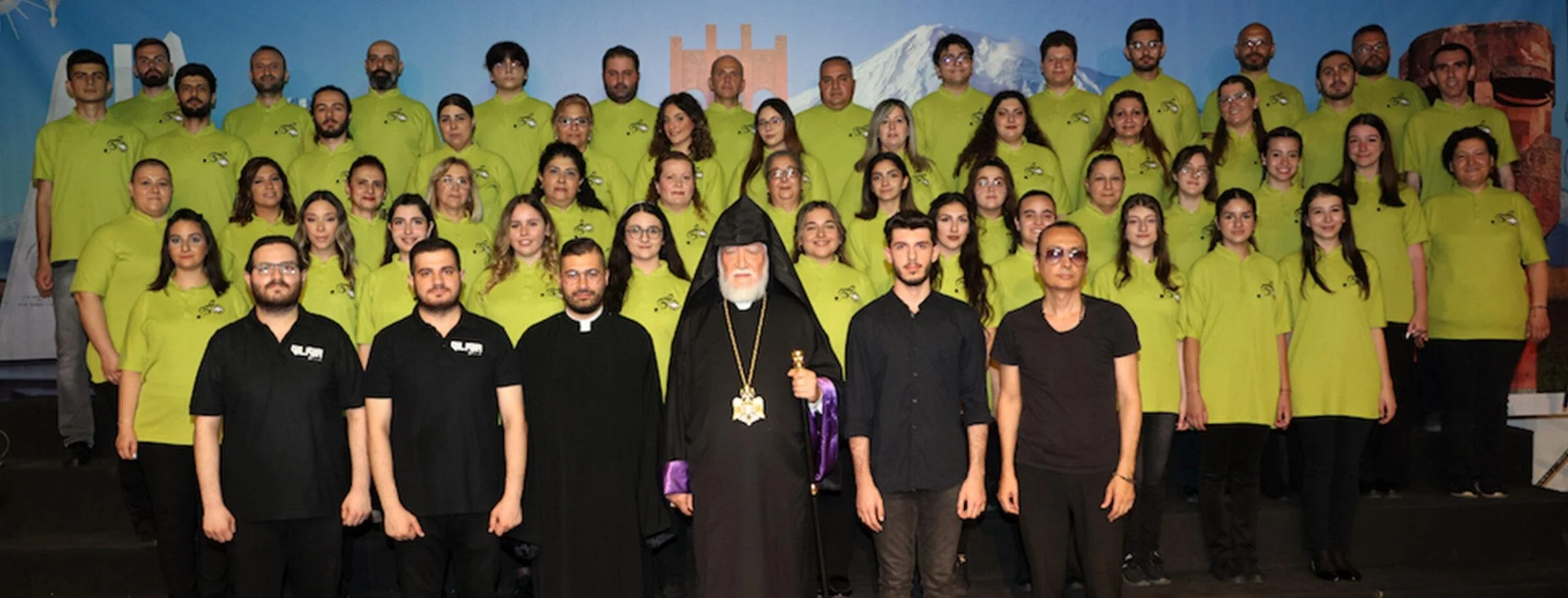 The “Shnorhali Choir” of the Armenian Catholicosate of Cilicia Performs on the Occasion of its 50th Anniversary with a Repertoire of Armenian Patriotic Songs