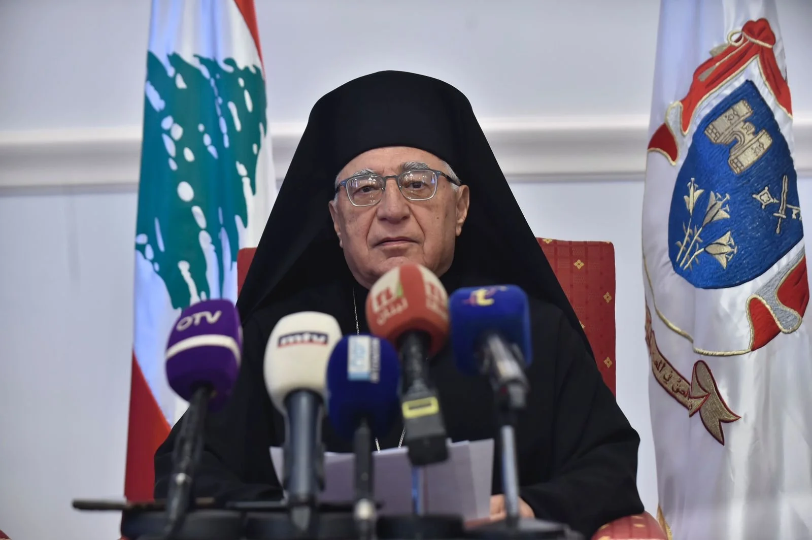 غبطة البطريرك يوسف العبسي في مؤتمر صحافي في المقرّ البطريركي في الربوة يعلن عن سنة اليوبيل 