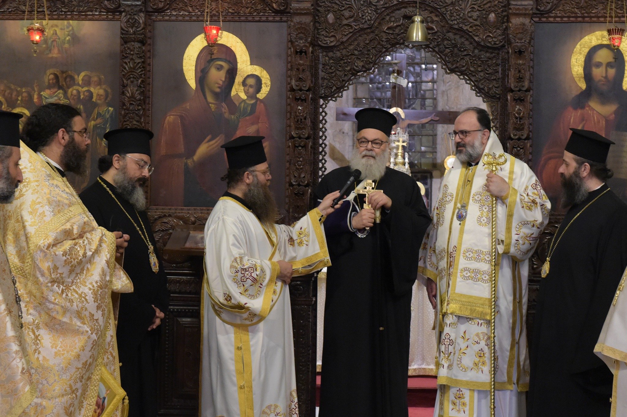 قدّاس الأحد في دير سيّدة البلمند البطريركيّ، لبنان، ببركة وحضور غبطة البطريرك يوحنّا العاشر