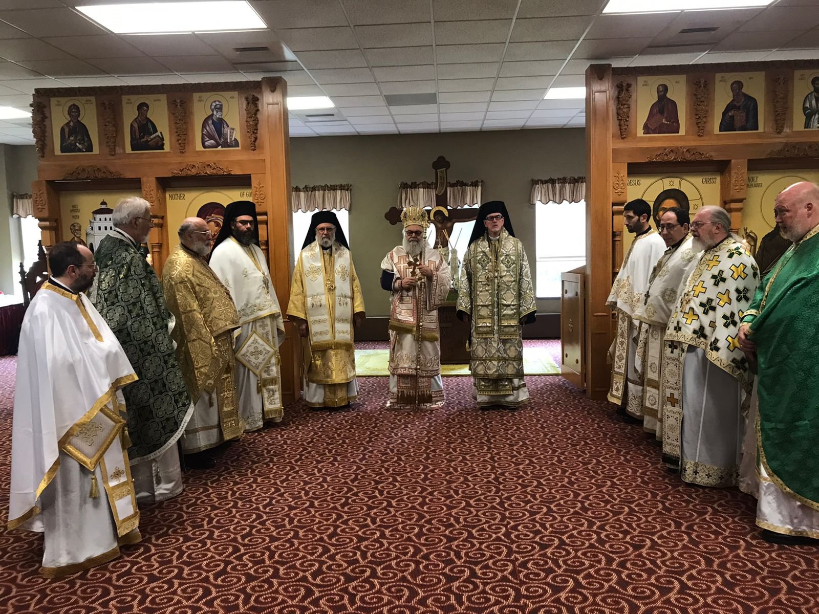 His Beatitude Patriarch John X Presided Over the Divine Liturgy for Sunday at the Antiochian Village in Pennsylvania