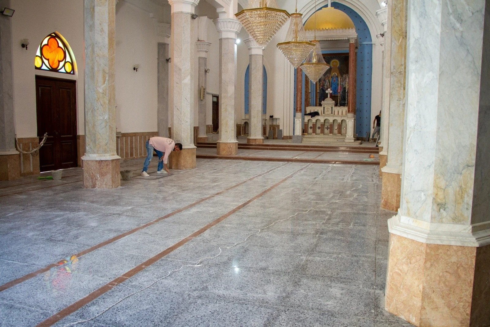 Life is Back to the Church of the Holy Spirit Church in the Syriac Catholic Archbishopric of Homs, Syria