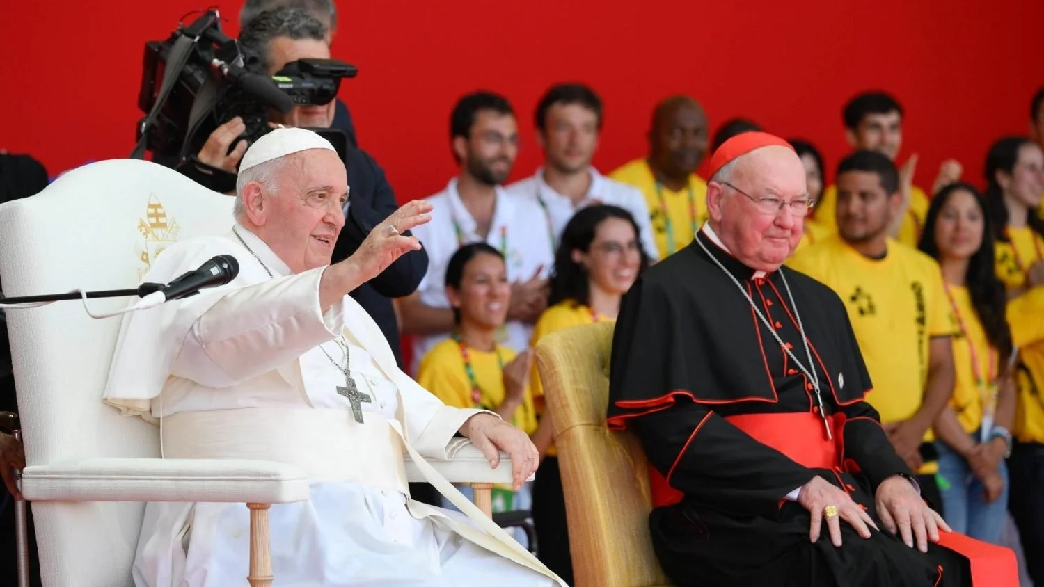 قداسة البابا فرنسيس يختتم زيارته الرسوليّة إلى البرتغال بلقاء متطوّعي اليوم العالمي للشباب