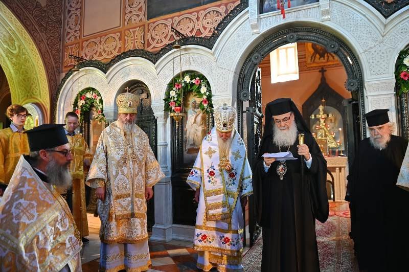 عيد القدّيسة مريم المجدليّة والقدّيسة ماركيلا في بطريركيّة الروم الأرثوذكس المقدسيّة