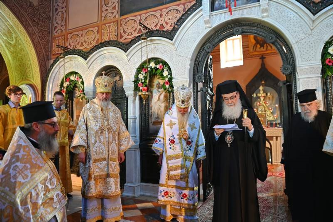 The Feast of Saint Mary Magdalene the Myrrh-bearer &amp; Marcella of Chiopolis at the Greek Orthodox Patriarchate of Jerusalem