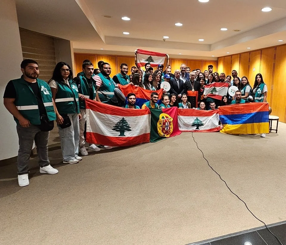 غبطة البطريرك روفائيل بيدروس الحادي والعشرون ميناسيان يستقبل شبيبة الكنيسة الأرمنية الكاثوليكية القادمة من لشبونة- البرتغال عقب اختتام الأيام العالمية للشباب ال ٣٧.