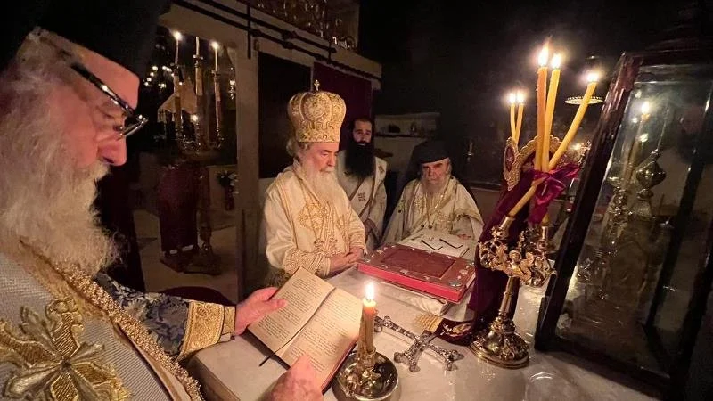 The Feast of Saint John the new Hozevite Ascetic at the Greek Orthodox Patriarchate of Jerusalem