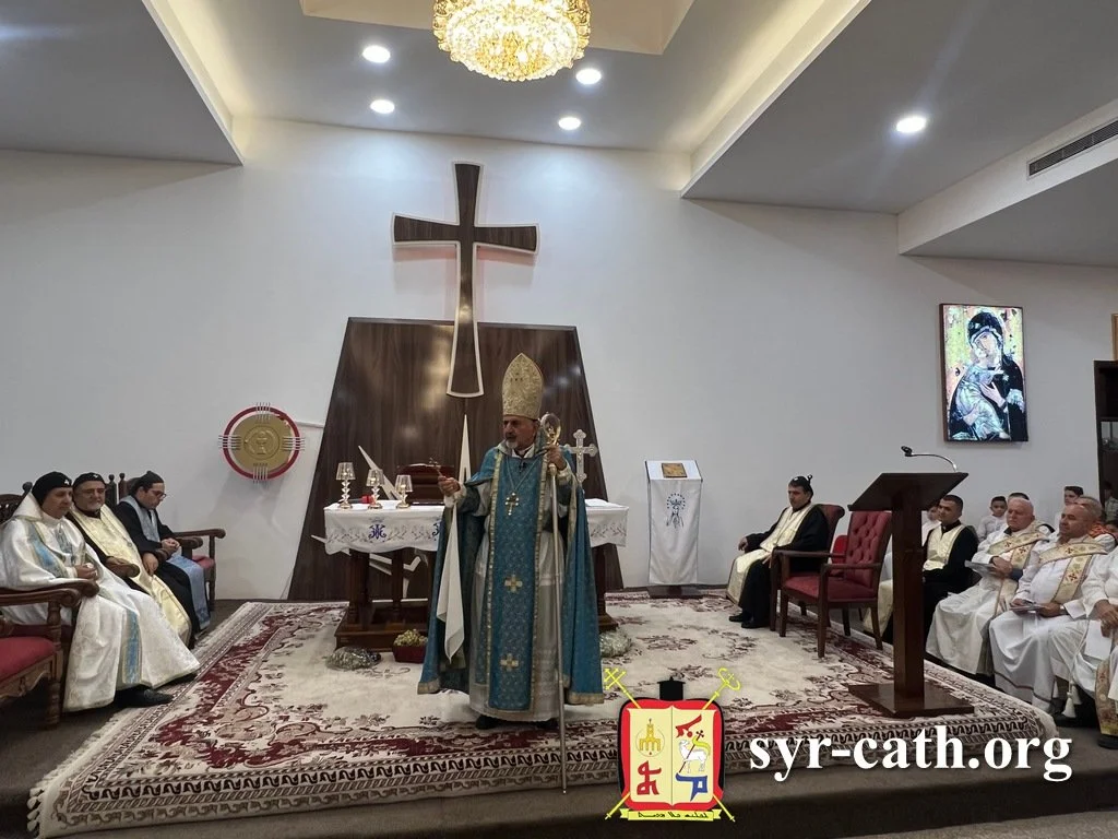 غبطة البطريرك مار اغناطيوس يوسف الثالث يونان يحتفل بقدّاس عيد انتقال السيّدة العذراء مريم وبركتها للكروم في كاتدرائيّة سلطانة السلام، عينكاوه – اربيل، العراق