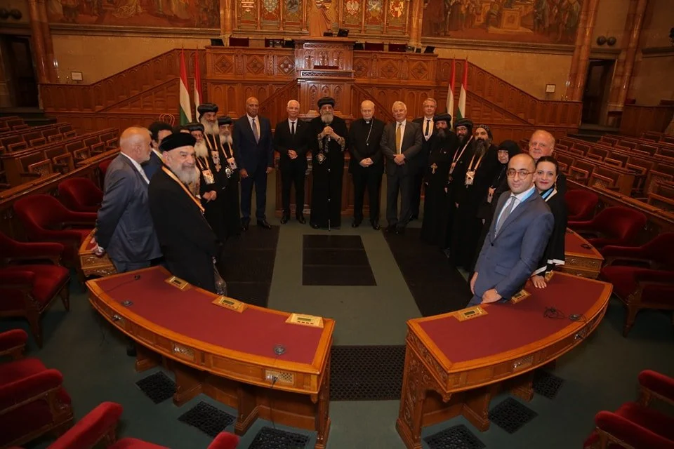 قداسة البابا تواضروس الثاني يزور البرلمان المجري
