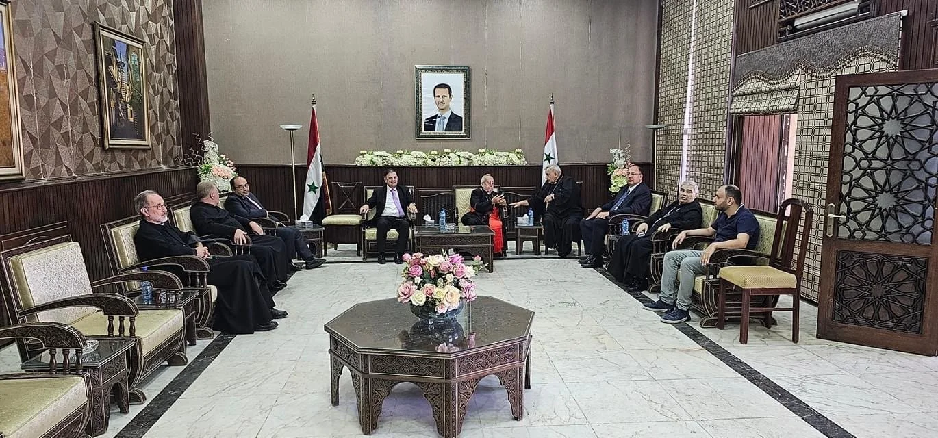 غبطة البطريرك روفائيل بيدروس الحادي والعشرون ميناسيان يصل إلى الجمهوريّة العربيّة السوريّة