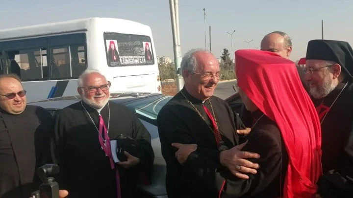 غبطة البطريرك روفائيل بيدروس الحادي والعشرون ميناسيان يصل إلى حلب في زيارة رعويّة تاريخيّة