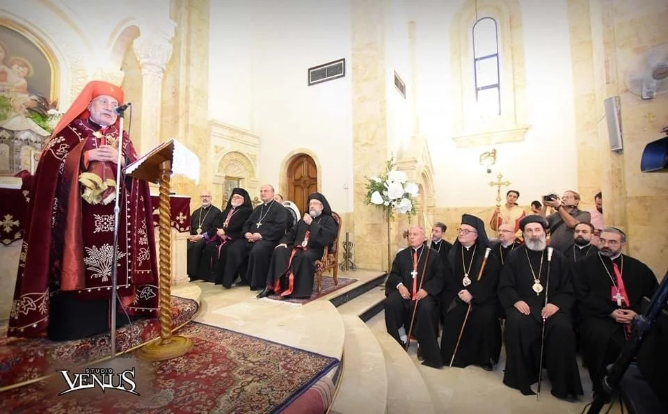 غبطة البطريرك روفائيل بيدروس الحادي والعشرون ميناسيان يستهلّ زيارته الرعويّة إلى حلب من كنيسة الصليب للأرمن الكاثوليك