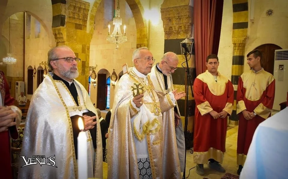 غبطة البطريرك روفائيل بيدروس الحادي والعشرون ميناسيان يترأّس القدّاس الإلهيّ في كاتدرائيّة السيّدة أمّ المعونات للأرمن الكاثوليك في حلب