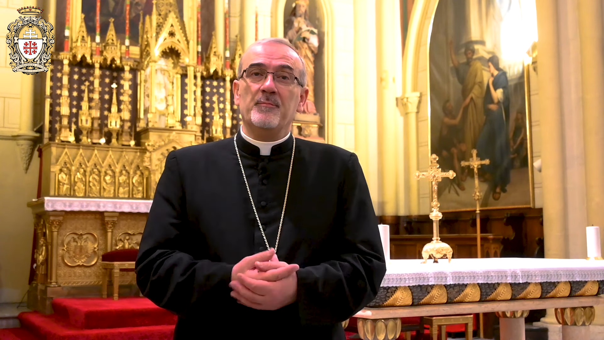 Video - Interview with His Beatitude Patriarch Cardinal Pierbattista Pizzaballa After His Appointment As Cardinal of the Universal Church