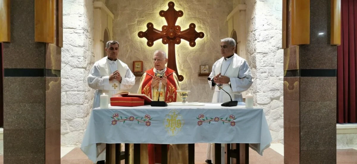 غبطة البطريرك الكاردينال لويس روفائيل ساكو يحتفل بالقدّاس في كابيلا المعهد الكهنوتي في عينكاوا