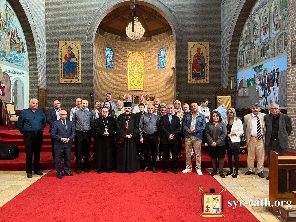 غبطة البطريرك مار اغناطيوس يوسف الثالث يونان يقوم بزيارة رعيّة مار يوحنّا الرسول، أرنهم - هولندا