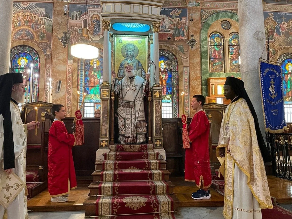 غبطة البابا ثيودروس الثاني يحتفل بعيد ميلاد العذراء مريم