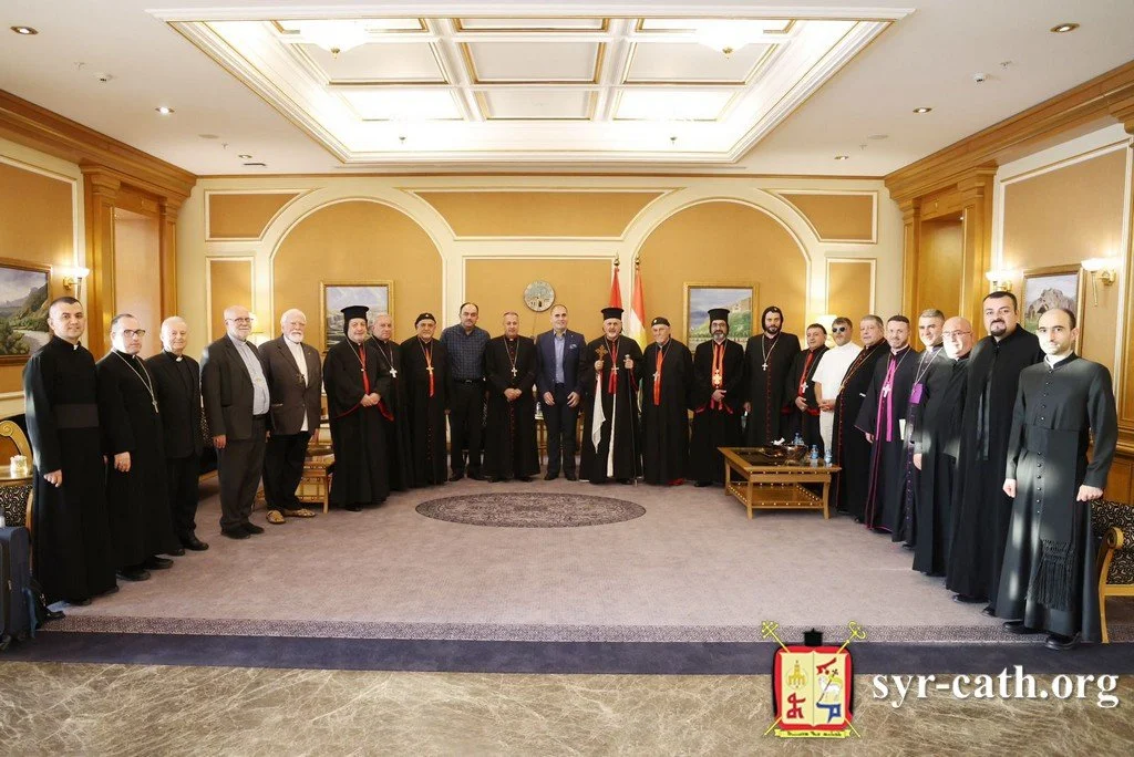 غبطة البطريرك مار اغناطيوس يوسف الثالث يونان يصل إلى مطار أربيل الدولي، العراق