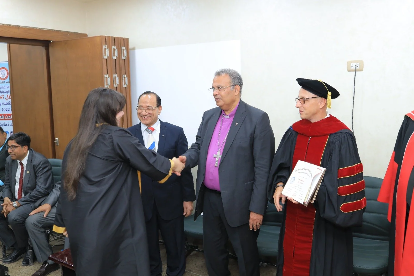 الدكتور القسّ أندريه زكي يشارك في حفل تخرّج كليّة اللّاهوت الرسوليّة ويشهد افتتاح مبنى الكليّة في المنيا، مصر