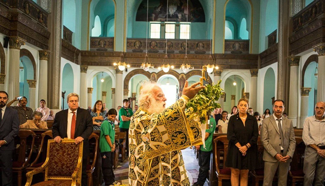 غبطة البابا ثيودروس الثاني يحتفل بعيد رفع الصليب الكريم المحيّي