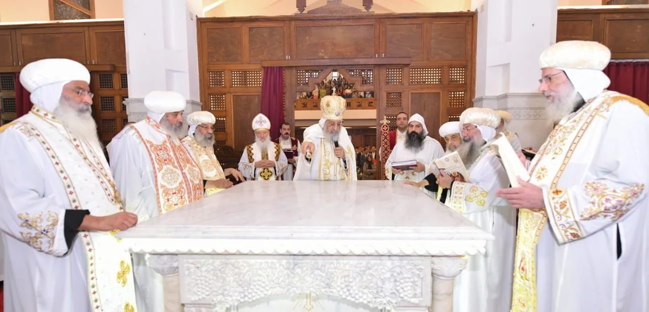 قداسة البابا تواضروس الثاني يدشّن كنيسة العذراء بجاردن سيتي، مصر، في اليوبيل الذهبي لها