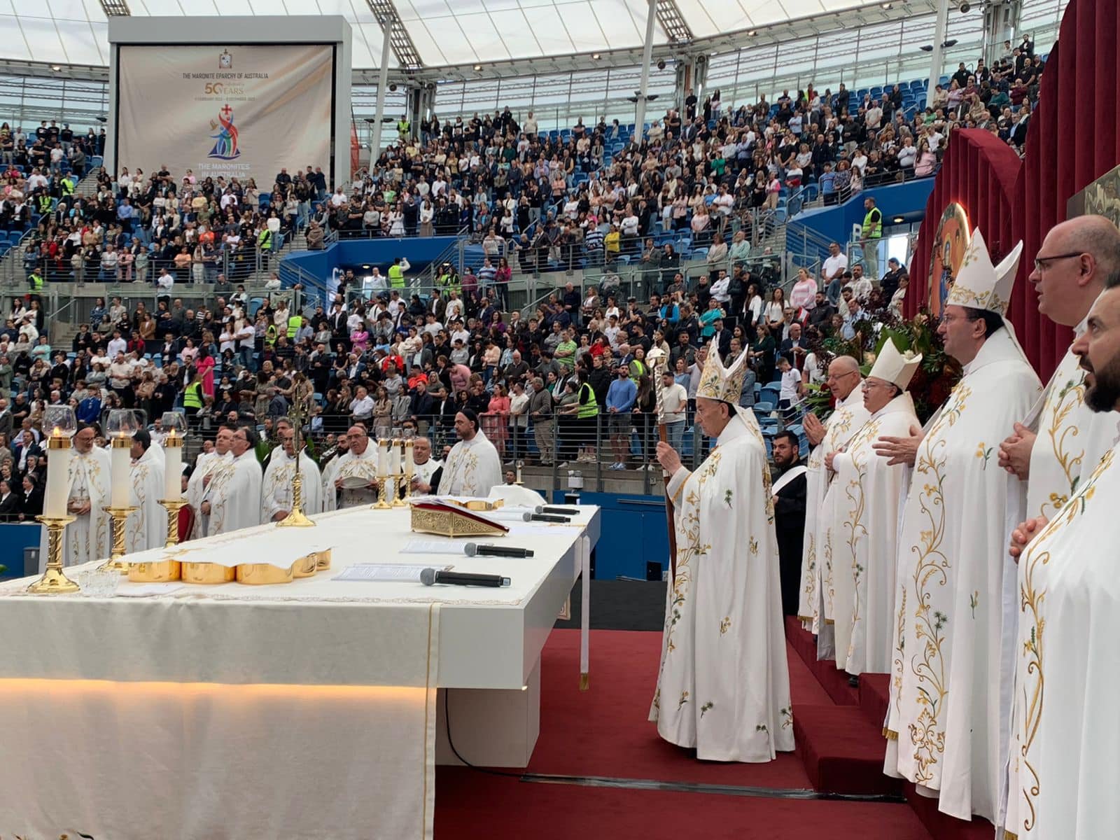 عظة غبطة البطريرك الكردينال مار بشارة بطرس الرَّاعي في القدّاس الإلهي لمناسبة يوبيل الـ 50 على تأسيس الأبرشيّة المارونيّة في أستراليا