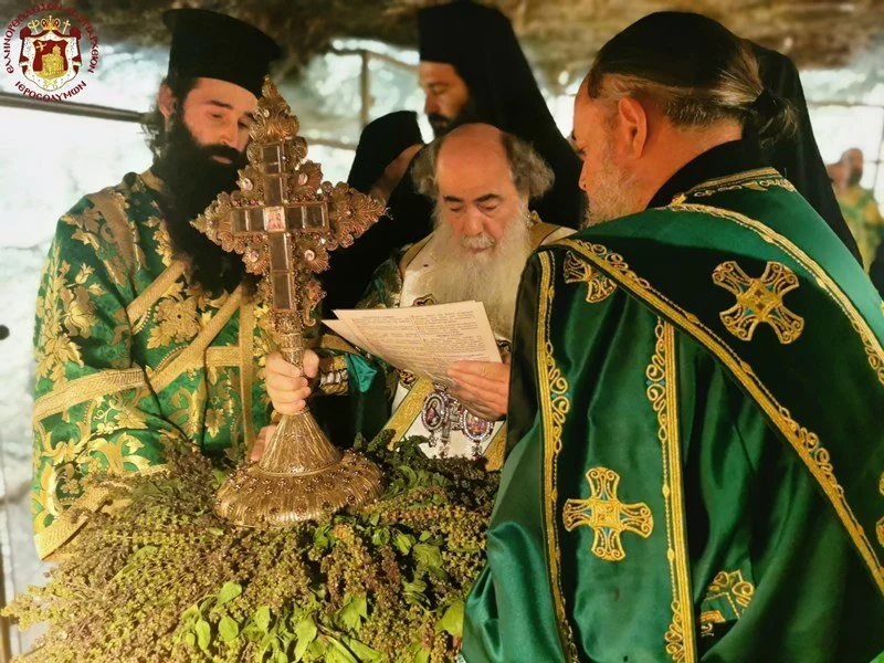 His Beatitude Patriarch Theophilos III Celebrates the Feast of the Universal Exaltation of the Holy Cross 