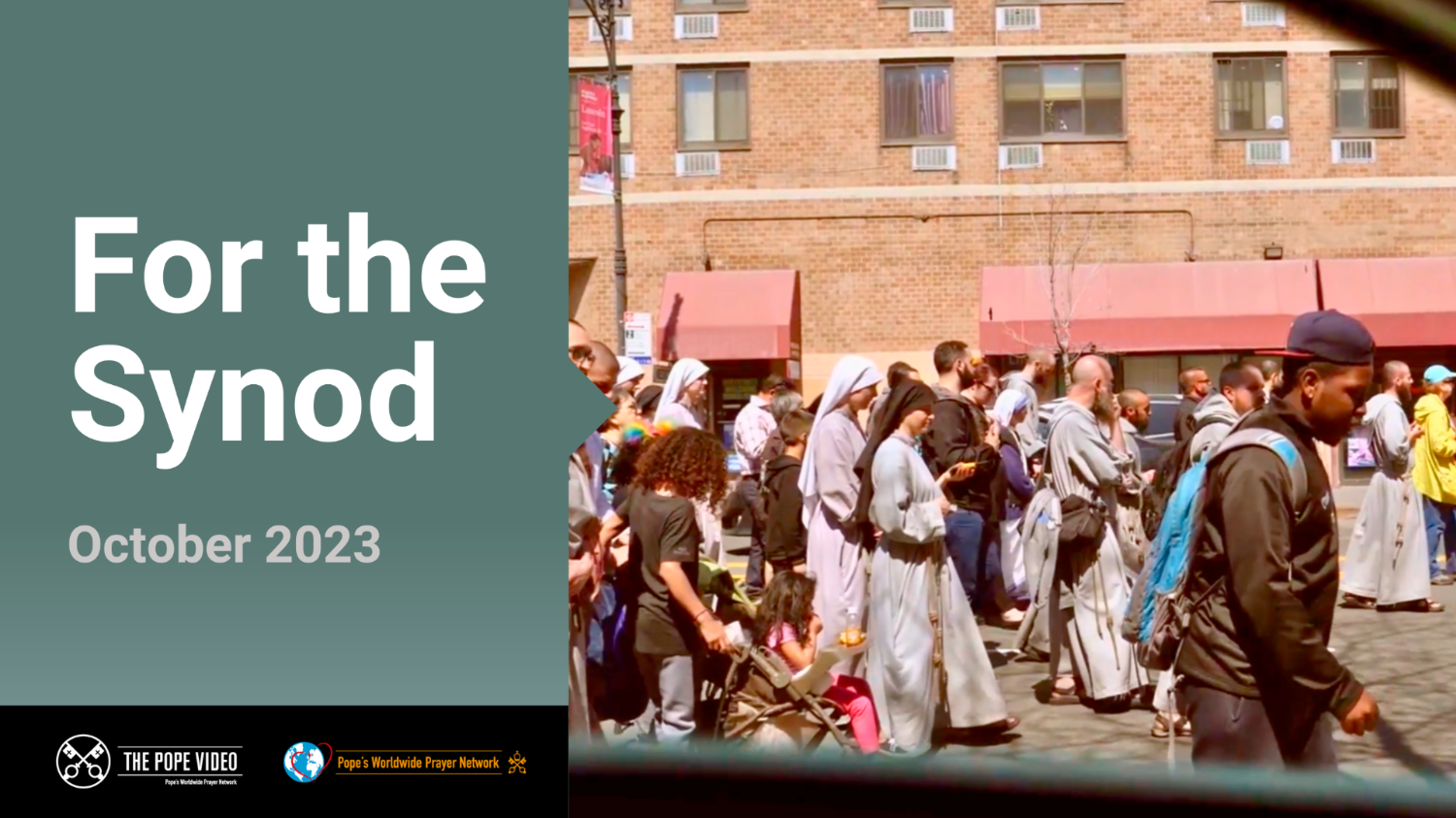 His Holiness Pope Francis' October Prayer Intention: ‘For the Synod’