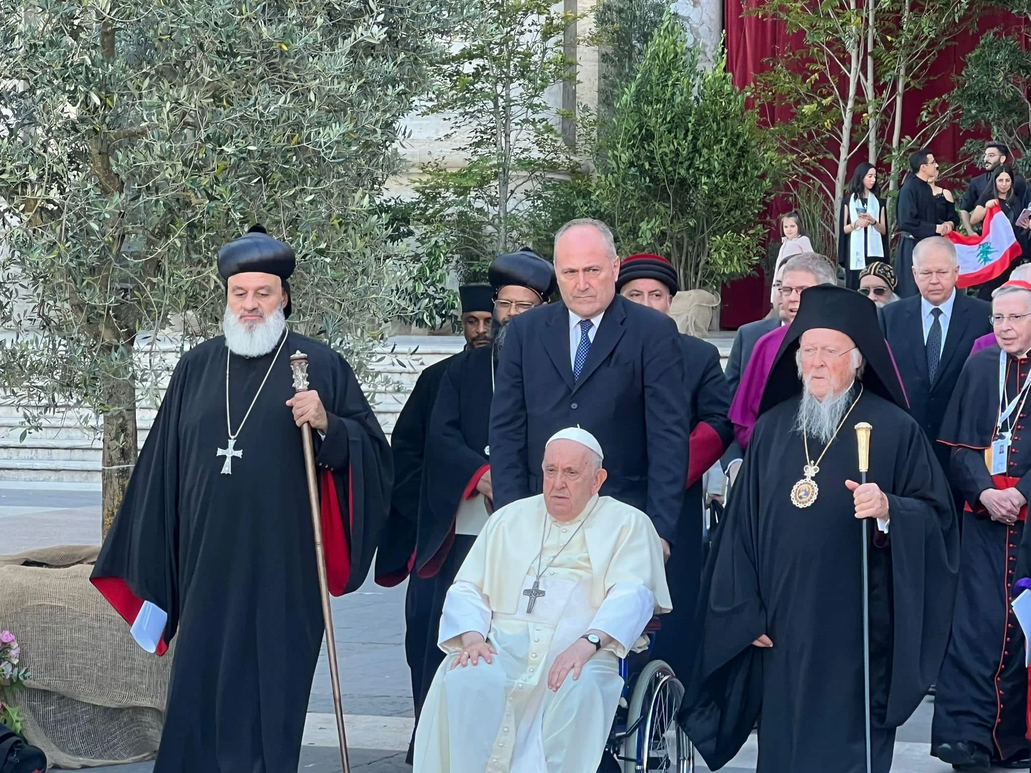 His Holiness Patriarch Mor Ignatius Aphrem II Participates in the Ecumenical Vigil Prayer Preceding the Synod of Catholic Bishops in the Vatican