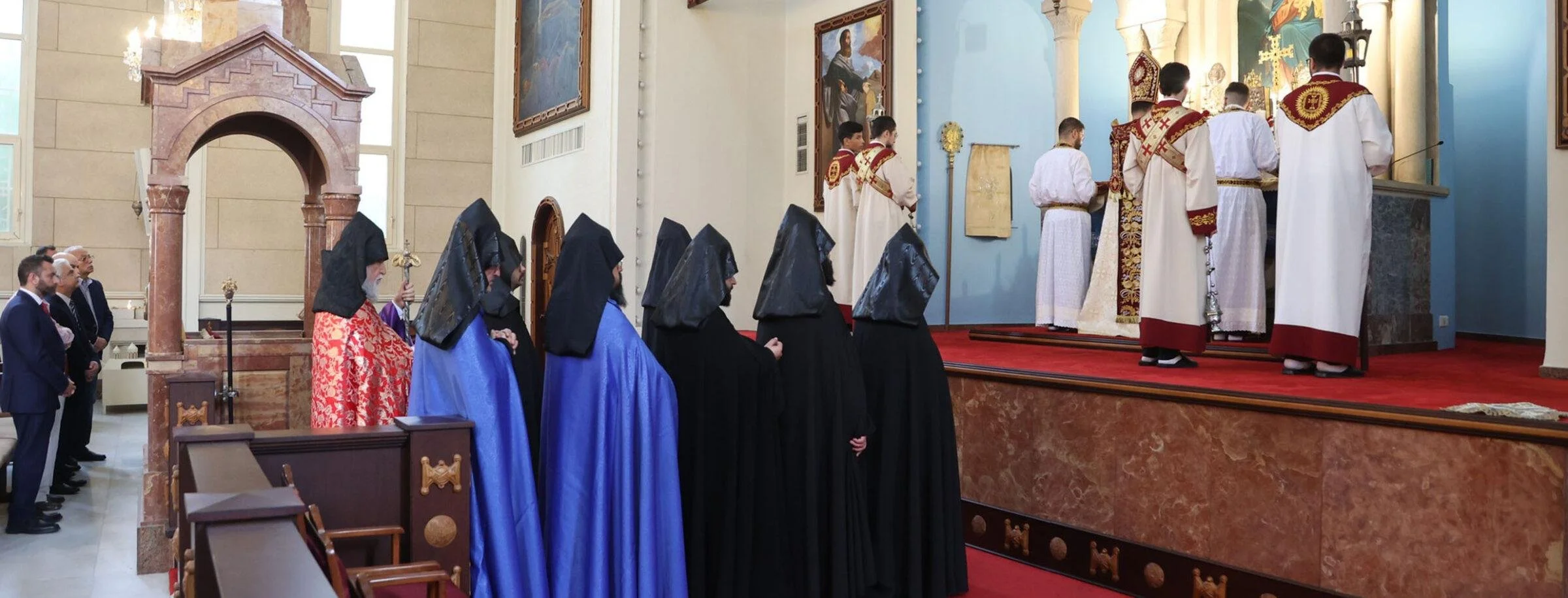 His Holiness Catholicos Aram I Conducts Prayers in Solidarity With Artsakh And Requiem Service For the Martyrs Held in Antelias