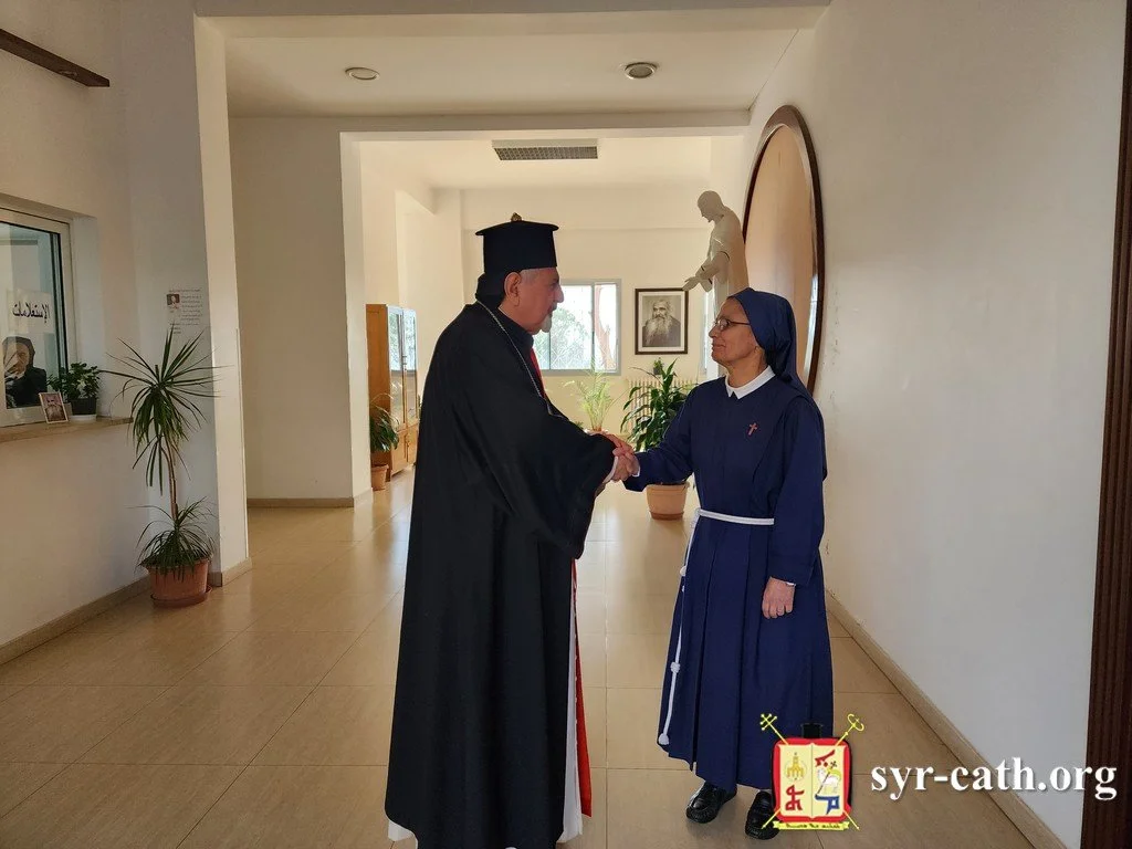 غبطة البطريرك مار اغناطيوس يوسف الثالث يونان يزور الأساقفة والكهنة المتقاعدين من الكنيسة السريانيّة الكاثوليكيّة في دار المسيح الملك، برمّانا - المتن، لبنان