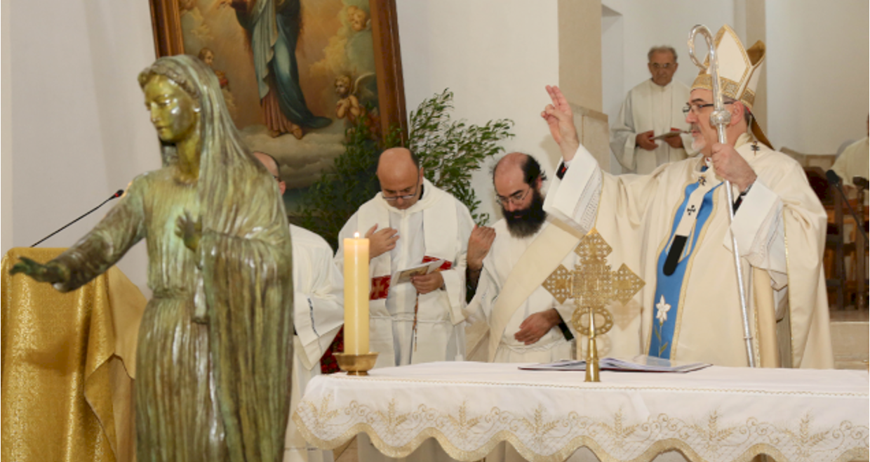 His Beatitude Cardinal Pierbattista Pizzaballa Celebrated the Feast of Our Lady, Queen of Palestine, and the Holy Land