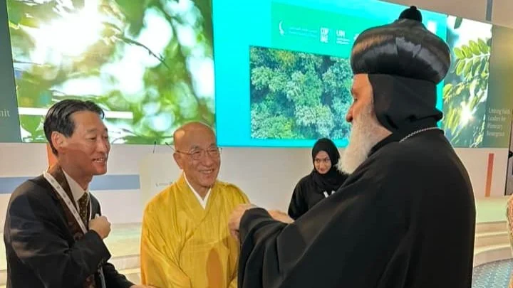 His Holiness Patriarch Mor Ignatius Aphrem II Participates in the Global Faith Leaders Summit Held at the Abu Dhabi Energy Conference Center in Abu Dhabi