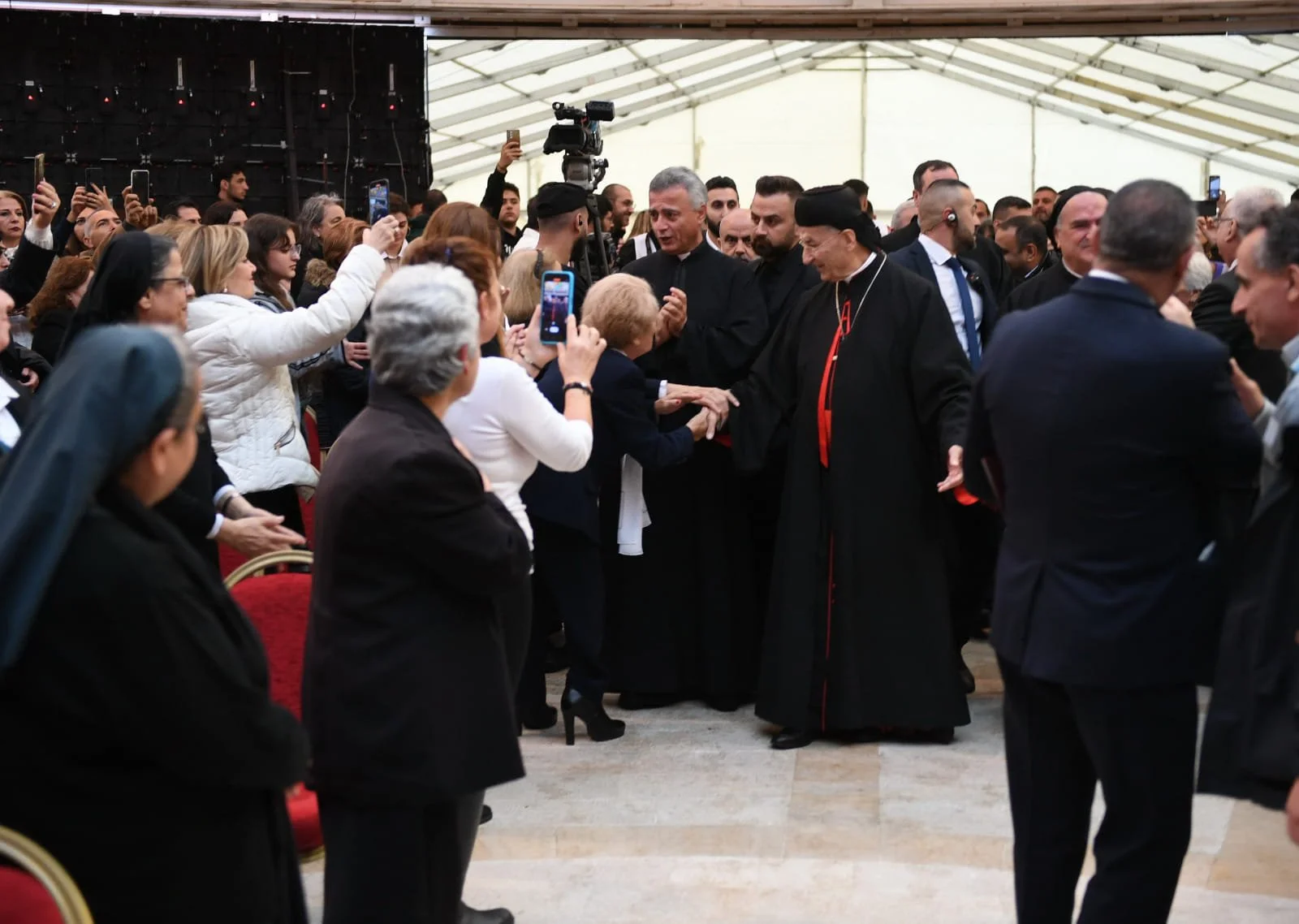 قدّاس اليوم العالمي السابع للفقير في الصرح البطريركي في بكركي، لبنان