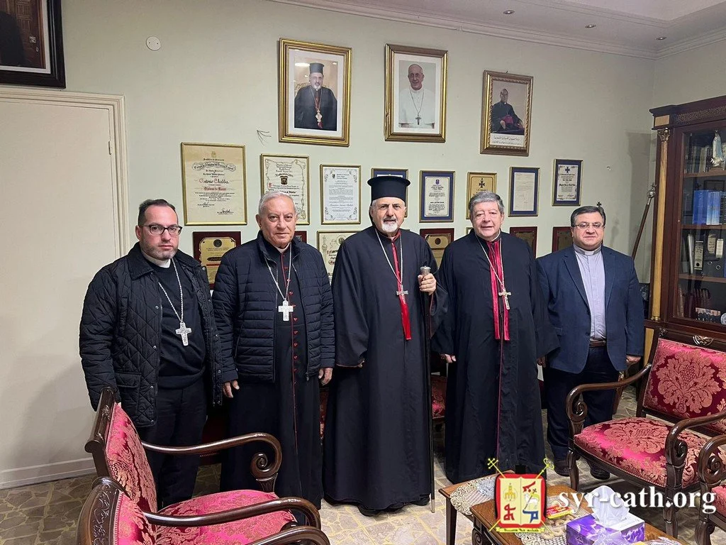 غبطة البطريرك مار اغناطيوس يوسف الثالث يونان يصل إلى حلب، سوريا