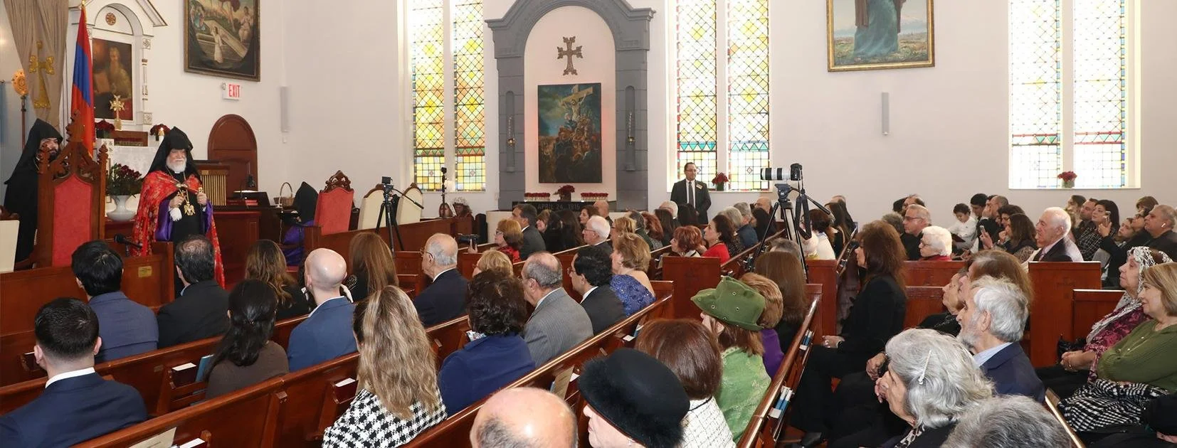 His Holiness Catholicos Aram I In Saint Illuminator’s Cathedral in New York 