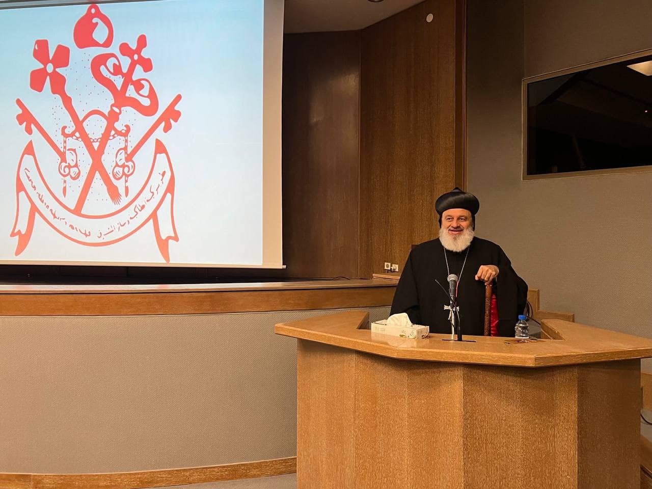 His Holiness Patriarch Mor Ignatius Aphrem II Inaugurates the Conference of the First Gathering of the Syrian Christian Youth Leaders