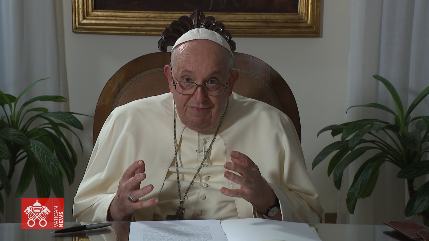 His Holiness Pope Francis Urges Religious Leaders to Work Together for Peace and Climate