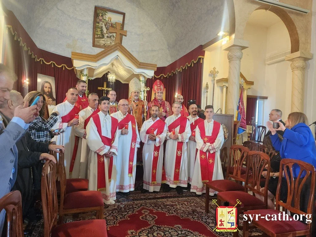 غبطة البطريرك مار اغناطيوس يوسف الثالث يونان يحتفل بأحد ميلاد القدّيس يوحنّا المعمدان وعيد القدّيسين مار بهنام وأخته سارة 