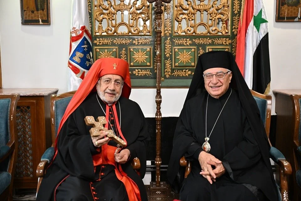 His Beatitude Patriarch Raphaël Bedros XXI Minassian in a Brotherhood Visit to His Beatitude Patriarch Youssef Al-Absi