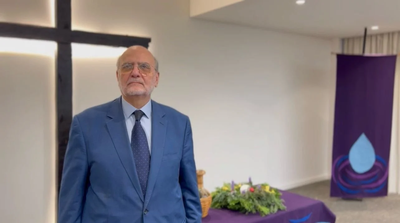 رسالة فيديو من الأمين العام لمجلس كنائس الشرق الأوسط الدكتور ميشال عبس لمناسبة العام الجديد واليوم العالمي للسلام، على أثير إذاعة صوت فان