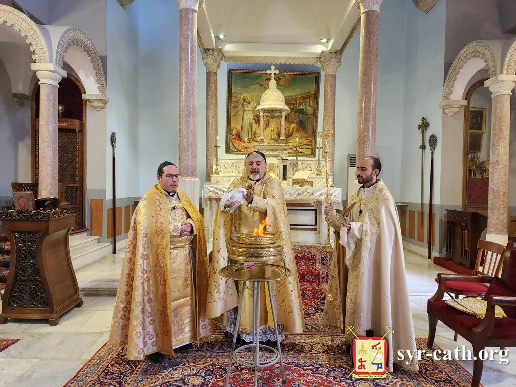 غبطة البطريرك مار اغناطيوس يوسف الثالث يونان يحتفل بقدّاس عيد الميلاد المجيد في كنيسة مار اغناطيوس في الكرسي البطريركي، المتحف – بيروت