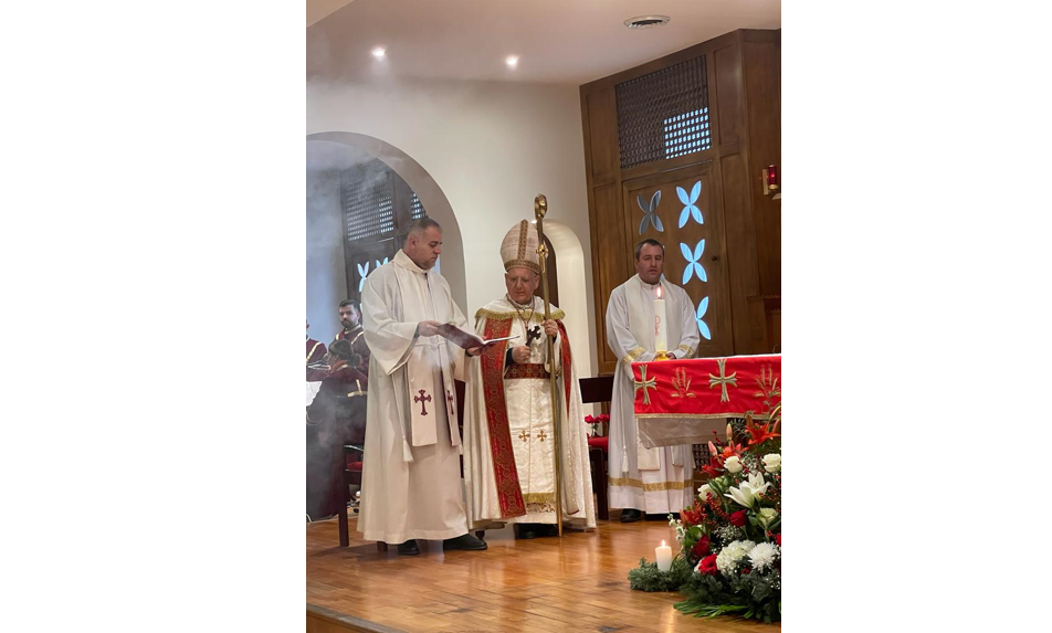 غبطة البطريرك الكاردينال مار لويس روفائيل ساكو يترأّس قدّاس عيد الميلاد المجيد في كنيسة سيّدة كلدو في باريس