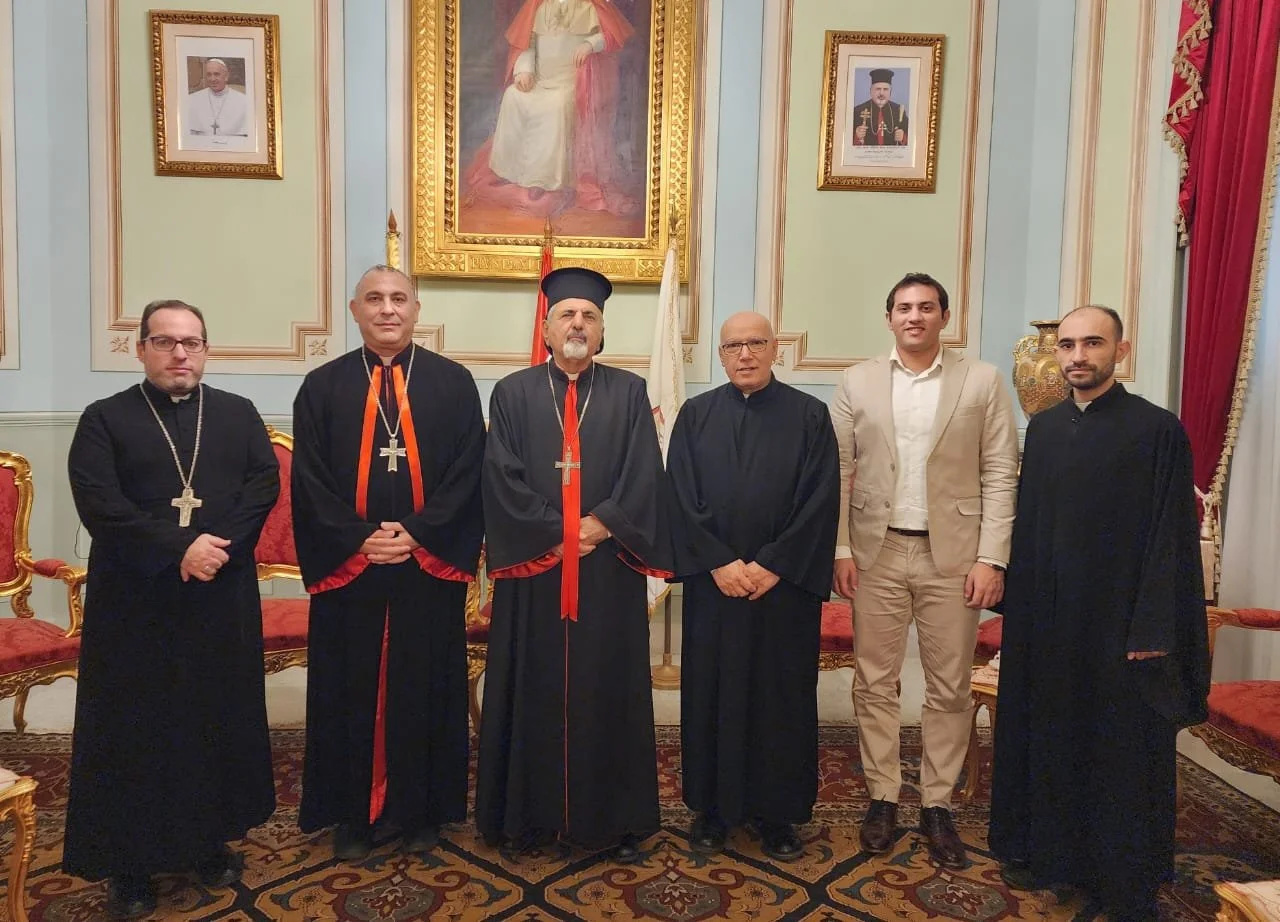 An MECC Delegation On a Visit to His Beatitude Patriarch Mor Ignatius Youssef III Younan